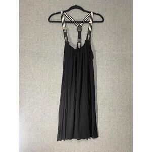 Robin Piccone Women's Black Suspender Dress Size Medium